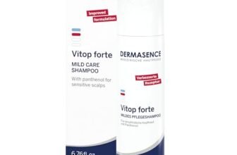 DERMASENCE Vitop forte Mild care shampoo 200ml, Shampoo detergente delicato per cuoio capelluto sensibile e soggetto a neurodermite