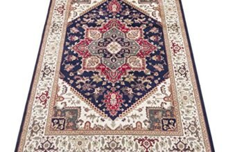 Pierre Tappeti Tappeto RUBINE 304 Heriz BLU disegno classico persiano stile orientale tradizionale cm.200×290. Tappeto salotto, soggiorno, camera da letto, ingresso, corridoio.