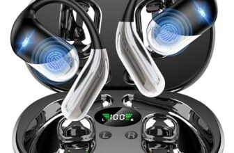 Paekole AI Cuffie Traduzione Simultanea, 2026 Auricolari Bluetooth 6.1 Wireless, 4 in1 Cuffie Traduzione Bluetooth 60 ore con ENC, 198 Lingue Auricolari Traduttori Istantanei Vocali Gratuite