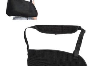 HLIWS 1 Pezzi Immobilizzatore in rete,Reggibraccio Per Braccio,Tutore Spalla Destro e Sinistro,Per braccia, mani e gomiti feriti