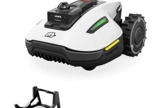 MAMMOTION YUKA mini 2 1000 Robot Rasaerba senza Cavo Perimetrale, Consigliato per 1000m², LiDAR a 360° + Visione AI, Riconoscimento di oltre 300 Ostacoli, DropMow, Altezza di Taglio 20–60mm