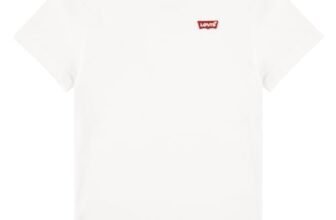 Levi’s Lvb Batwing Chest Hit, T-shirt Bambini e ragazzi, Bianco (White), 14 anni