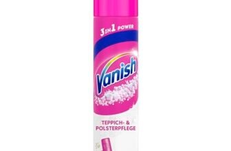 Vanish GOLD Power – Detergente per tappeti in schiuma – Extra forte contro sporco, cattivi odori e polvere, 1 x 650 ml