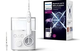 Philips Sonicare Irrigatore Orale Power Flosser 3000 – Per denti e gengive modello HX3711/20, White, 1.0 unità, Sonicare 3000, Bianco, Con contenitore