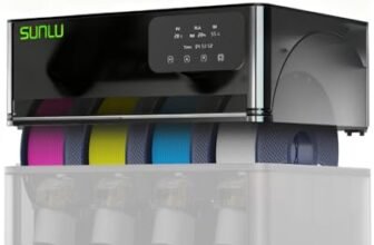 SUNLU AMS Heater per Bambu Lab AMS Gen 1, Kit di Upgrade Essiccatore Rapido 4 Bobine, Stampa ed Essiccazione Simultanea, Riscaldamento 70°C in 20 Min con Doppia Ventilazione e Protezione Tripla​​