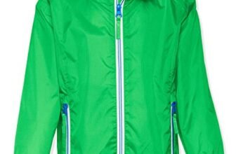 Playshoes Giacca Antipioggia Pieghevole, Unisex – Bambini e ragazzi, Verde, 140