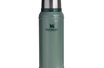 Stanley 1913 Classic Legendary Thermos 0.94L – Mantiene La Temperatura 24 Ore (Caldo/Freddo) – Borraccia Termica – Senza BPA – Acciaio Inox – Termos – Hammertone Green