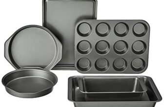 Amazon Basics Set da 6 teglie da forno antiaderenti