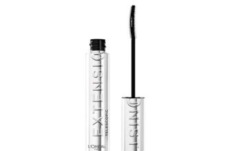L’Oréal Paris Telescopic Extensionist Mascara, Ciglia Lunghe e Definite per 24H, Curvatura impeccabile, Formula con Fibre Allunganti e Pigmenti Magnetici, Nero, 9,9 ml