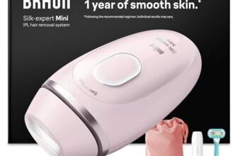 Braun Silk·Expert Mini Epilatore Luce Pulsata Smart, Epilazione Laser Peli Donna A Casa, Riduzione Permanente Dei Peli, Con Pochette, Mini Depilatore Viso, Rasoio Gillette Venus, PL1112