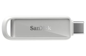 SanDisk Unità per telefono con USB Type-C 256 GB (per smartphone, tablet e computer, velocità fino a 150 MB/s, backup automatic, recupero dati) – Arctic White