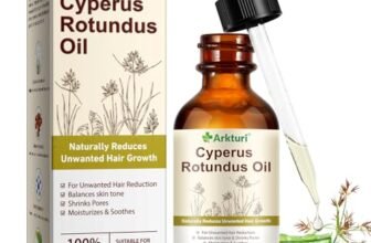Cyperus Rotundus Oil Hair Removal, Puro Naturale Olio di Cyperus Rotundus 60ml, Riduzione Permanente dei Peli Superflui, Rallenta la Ricrescita, Idratante e Lenitivo, per Corpo, Viso, Ascelle, Gambe