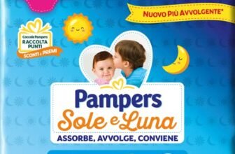 Pampers Sole e Luna Pannolini Maxi, Bambini Unisex, Taglia 4 (7-18 kg), 136 Pannolini