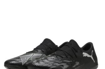 Puma Future 8 Match Low FG/AG – Scarpe da Calcio Unisex, Puma Black-Puma Silver-Fluo Green,