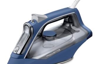 Rowenta Ferro da Stiro Effective DX1636, Potenza 2400W, Emissione Vapore fino a 40 g/Minuto, Colpo Vapore 120 g/Minuto, con Serbatoio dell’Acqua e Piastra Antigraffio, per Risultati Duraturi