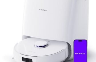 NARWAL Freo X Ultra Robot Lavapavimenti e Aspirapolvere, Autopulente, 8200 Pa, Zero-Grovigli, DirtSense™, Stazione Base tutto-in-uno, Sensori Laser Robot Aspirapolvere