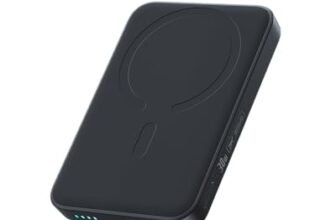 Baseus Enerfill MagSafe Power Bank 10000 mAh 30W USB C Magnetic Power Bank, Batterie Esterne senza Fili, Mini Power Bank Compatibile con iPhone 17/16/15/14/13/12/Pro/Pro Max, Nero (FM11)