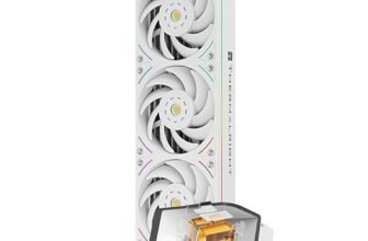 Thermalright TR Wonder Vision 360 UB ARGB – Raffreddatore per CPU bianco da 6,67″ con risoluzione 2400 x 1080, schermo AMOLED, raffreddamento CPU liquido per AM4/AM5, lga1700/1851