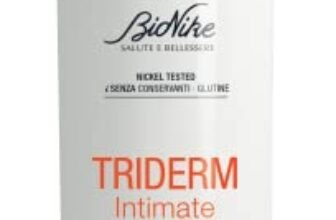 Bionike Triderm Intimate – Detergente Intimo Lenitivo PH 7 per Pelli Sensibili e Intolleranti, Azione Lenitiva e Deodorante, Allevia Rossori e Irritazioni, Dona Idratazione e Freschezza alla Pelle