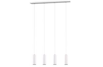 Trio Leuchten Marley 312400401 Luce PendentePendel 4-flammig, Bianco Opaco