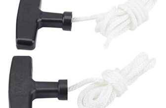 Duokon Recoil Start Rope 2pcs Rasaerba Recoil Pull Starter Handle 1.5m Cord Corda Accessori per Tosaerba
