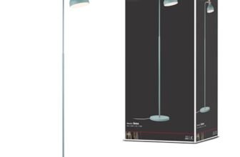 Paulmann 79654 Lampada da Pavimento Neordic Juna Max.1 x 20 W E14 Verde Soft/Rame/230 V di Legno di Metallo/Legno