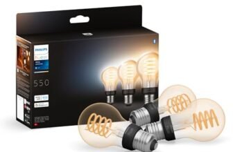 Philips Hue White Ambiance, Lampadina Smart Filamento, Luce Bianca da Calda a Fredda, E27, 7W, Dimmerabile, Bluetooth