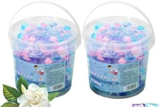 5-In-1 Capsulé Per Bucato Perline Profumate, 140Pezzi Capsulé Di Detersivo Per Bucato A Pulizia Profonda, Rimozione Delle Macchie, Fragranza A Lunga Durata Per Lavatrice, Resistenti A llo Sbiadimento