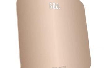 Rowenta Classic 2.0, Bilancia con Schermo Invisibile LED Facile da Leggere, Capacità 180kg, Design Moderno e Funzioni Intelligenti, AutoAccensione e Spegnimento Automatico, Colore Dune Metal, BS1900V0