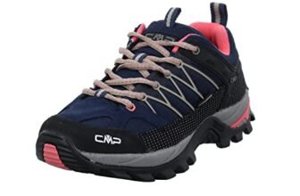 CMP Rigel Low Wmn Trekking Shoe Wp, Scarpe da trekking Donna, Blue-Corallo, 40 EU
