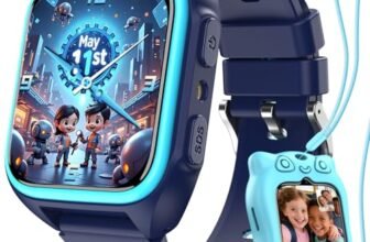Blackview Smartwatch per Bambini, 1.75 Inch TFT Smartwatch Chiamate GPS 4G, Chat Vocale, Videochiamata, SOS, Gioco, Fotocamera, Calcolatrice, Contapassi, Sveglia, Batteria da 800 mAh