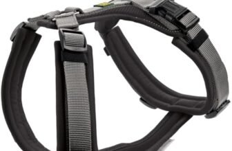 HUNTER Pettorina per cani MALDON, colore: schwarz/grau, morbido imbottito e confortevole, altamente riflettente grazie allo scotchlite 3M, regolabile in 4 posizioni, taglia: XS