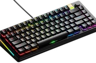 GLORIOUS Gaming GMMK 3 PRO HE: tastiera Rapid Trigger, Hall Effect, scocca alluminio modulare, polling 8K, switch hot swap MX e magnetici, guarnizioni modulari, TKL 75%, QWERTY americano – Layout