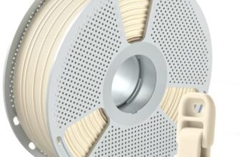 SUNLU Easy PA Filamento per Stampante 3D, Nylon 6+66 (PA), Resistente e Durevole, Stampa Senza Deformazioni, Bobina PC da 1KG, Compatibile con la Maggior Parte delle Stampanti FDM 3D, Naturale