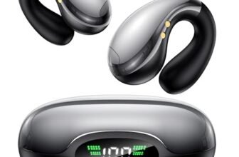 Boytond Traduttore Vocale Istantaneo Multilingue – Auricolari Per Traduzione Simultanea In Tempo Reale, Cuffie Con Traduzione Multilingue Per Studio, Business e Viaggi Internazionali, Placcatura nera