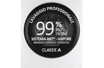 Haier I-Pro Serie 3, Lavatrice a carica frontale 8 KG, Libera Installazione, Classe A, 1400 giri, Opzione Vapore, 15 programmi, Partenza Ritardata, AxLxP 85x60x62 cm, Bianca – HW80-BP14939-S