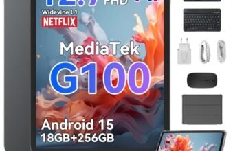 Blackview Link 8 13 Pollici Tablet con Tastiera e Penna,Android 15 Tablets Gemini AI,18GB RAM+256GB ROM,2K+ FHD 2160 * 1600 90Hz MediaTek G100 /PC Mode/8400mAh/Widevine L1/Face ID/16MP+13MP/GPS/OTG