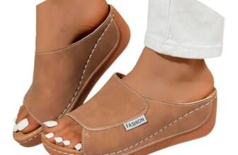 Ciabatte Donna Estive Sandalo Estivo Sanitarie Pantofole Zoccoli Estivi Eleganti Spiaggia Sandali Comode Ortopediche Da Casa Antiscivolo Sabot Ciabatta Zeppa Estiva Con Scarpe,Khaki,Khaki,39