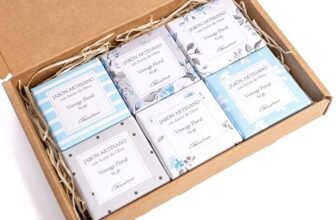 CABRERIZO SOAP Saponi Naturali Artigianali – Set da 6 x 65 g Set Saponette Profumate Regalo alla Lavanda con Olio d’Oliva, Sapone Solido Delicati per Mani Corpo e Viso, Idee Saponette Bomboniere