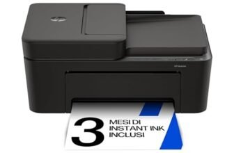 HP DeskJet 4320 A24HMB, Stampante Multifunzione a Getto d’Inchiostro A4 a Colori, Fronte e Retro Manuale, 8,5 ppm, Wi-Fi, ADF, 3 Mesi di Inchiostro Instant Ink Inclusi, Nera