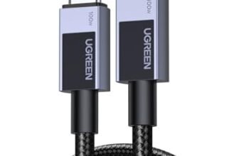 UGREEN 100W Cavo USB C PD 3.0, Cable Type C Ricarica Rapida 20V 5A Lega di Alluminio, Compatibile con MacBook, iPad Air, ASUS, iPhone 17 Pro Max Air/16/15, Galaxy S25/S24, Pixel 10/9. 1M