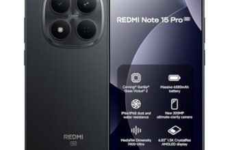 Redmi Note 15 Pro 5G 8+256 Black (No power adapter included)