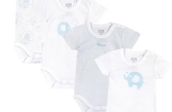 Chicco, Body Neonato e Neonata, Set di 4 Body con Maniche Corte in 100% Cotone, Unisex Bambino e Bambina 0-24 Mesi, Designed in Italy