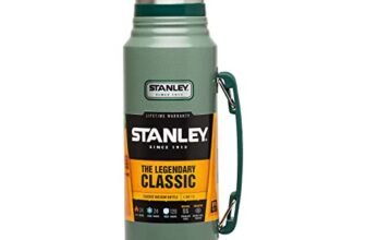 Stanley 1913 Classic Legendary 1L – Mantiene La Temperatura 24 Ore (Caldo/Freddo) – Senza BPA – Acciaio Inox – Borraccia Termica – Termos – Hammertone Green