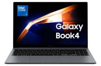 Samsung Galaxy Book4, 3 anni di garanzia, Processore Intel Core 3, 8GB RAM, 512GB, Laptop 15.6″ FHD LED Display, Windows 11 Home, Gray [Versione Italiana]