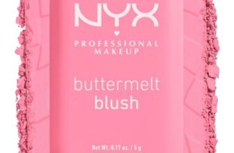 NYX Professional Makeup Blush in Polvere, Per un Look Fresco e Colorato, Arricchito con Burro di Mango, Mandorle e Karitè, Sfumabile, Buttermelt, Tonalità: Butta Together, 5 g