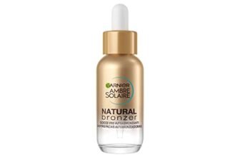 Garnier Gocce Viso Autoabbronzanti Natural Bronzer, Per un’Abbronzatura Naturale e Luminosa, A Rapido Assorbimento, Azione Idratante, Con Acido Ialuronico e Acqua di Cocco, Ambre Solaire, 30 ml