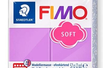Staedtler 8020 Blocco di pasta modellabile Fimo, 59 gr, viola (lavendeln (62))