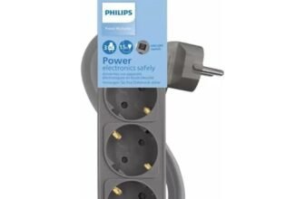 Ciabatta prese 3 prese con interruttore Philips CHP2134G/12 – Marca: Philips – EAN: 4895229151048