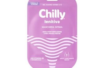 Chilly, Maschera Lenitiva per le Parti Intime Femminili, Formula in Hydrogel, Con Vitamina B5 e Bisabololo, Post Depilazione e per Piccoli Fastidi Intimi, Formula a pH5.5, Clinicamente Testata